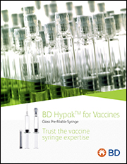 Brochure BD Hypak™ for Vaccines Glass Prefillable Syringe